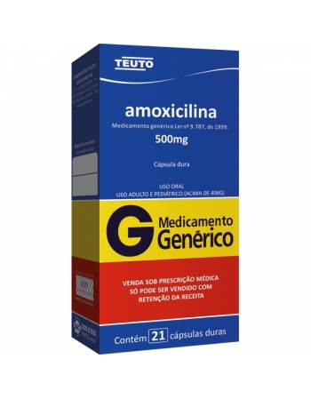 AMOXICILINA 500MG 21 CPR - GENÉRICO