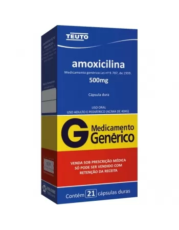 AMOXICILINA 500MG 21 CPR - GENÉRICO