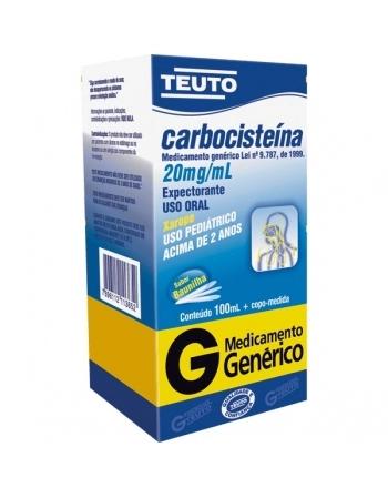 CARBOCISTEINA PEDIAT XPE 100 ML - GENÉRICO