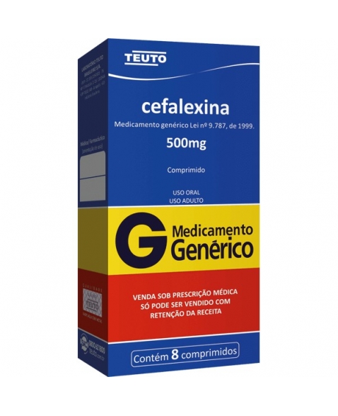 CEFALEXINA 500 MG 8 CPR - GENÉRICO