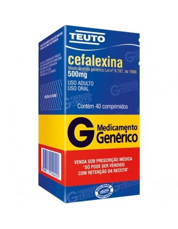 G.CEFALEXINA 500MG 40CPR (4X10) TEUTO