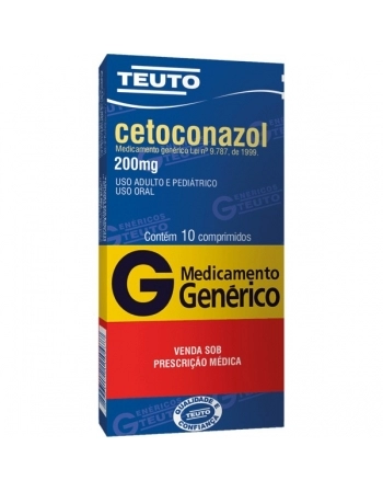 G.CETOCONAZOL 200MG 10CPR TEUTO
