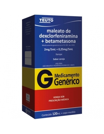 G.DEXCLORFENIRAMINA+BETAMETASONA XPE 120ML TEUTO