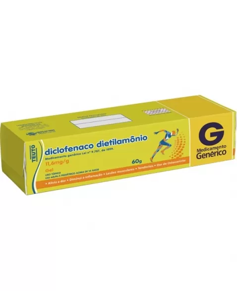 DICLOFENACO DIETILAMONIO GEL 60 GR - GENÉRICO