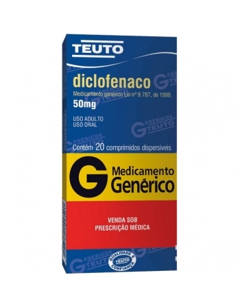 G.DICLOFENACO D 50MG 20CPR TEUTO