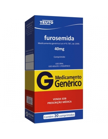 FUROSEMIDA 40 MG 20 CPR - GENÉRICO