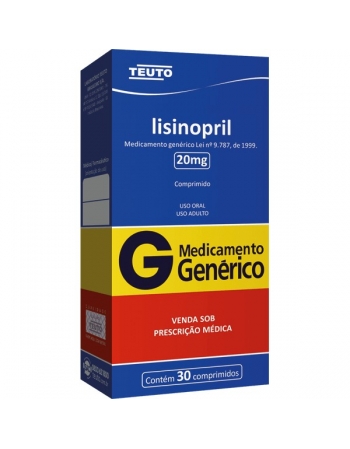 LISINOPRIL 20 MG 30 CPR - GENÉRICO