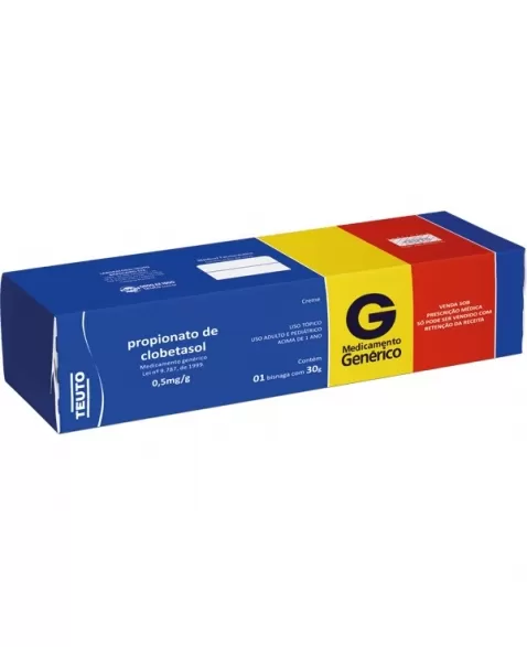 PROPIONATO DE CLOBETASOL 0,5MG/G CREME 30 GR - GENÉRICO