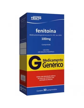 FENITOINA 100MG 30 CPR P344 - GENÉRICO