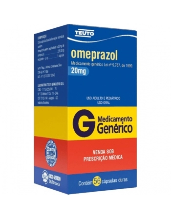 G.OMEPRAZOL 20MG 56CPS TEUTO