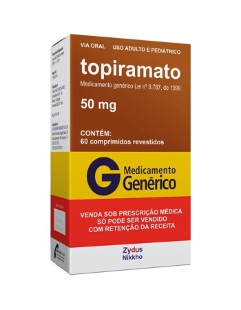 G.TOPIRAMATO 50MG 60CPR P344 ZYDUS