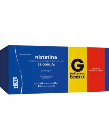 NISTATINA CREME VAGINAL 60 GR 14 APLI - GENÉRICO