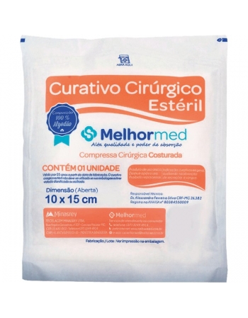 CURATIVO CIRURGICO 10X15CM C/1UN ESTERIL