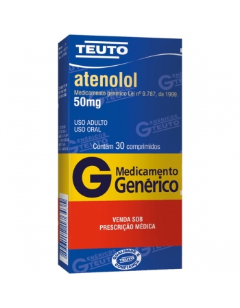 ATENOLOL 50 MG 30 CPR - Genérico