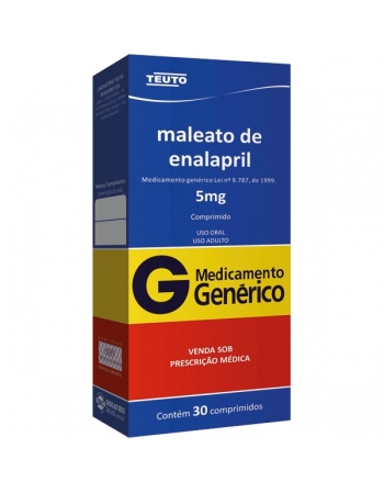 ENALAPRIL 5 MG 30 CPR - Genérico