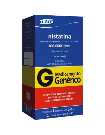 NISTATINA SUSPENSAO ORAL 50 ML - Genérico