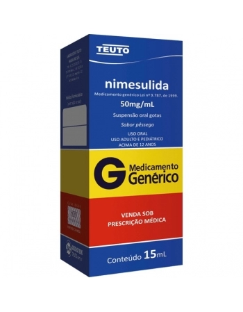G.NIMESULIDA GTS 50MG 15ML (SABOR PESSEGO) TEUTO