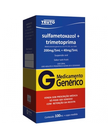 SULFAMETOXAZOL + TRIMETOPRIMA 100 ML PET - Genérico