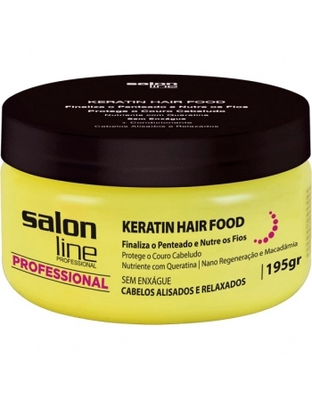PROFESSIONAL POMADA KERATIN HAIR FOOD 195GR SALON LINE
