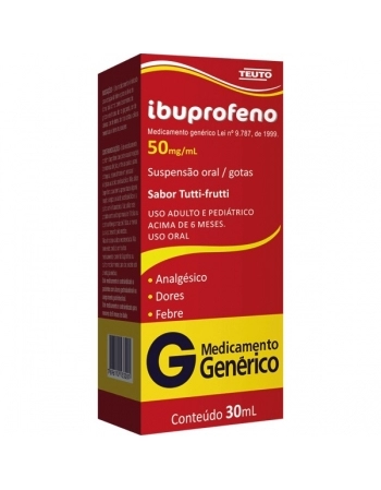 G.IBUPROFENO GTS 50MG 30ML TUTTI-FRUTTI TEUTO