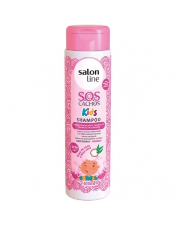 SOS CACHOS SHAMPOO KIDS HIDRATACAO 300ML SALON LINE