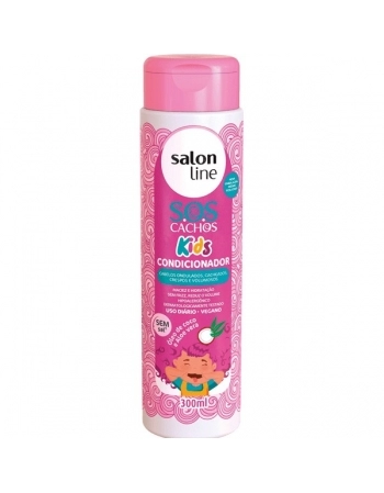 SOS CACHOS CONDICIONADOR KIDS HIDRATACAO 300ML SALON LINE
