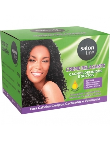 CREME RELAXANTE OLEO COCO E OLEO AVELA 200GR SALON LINE