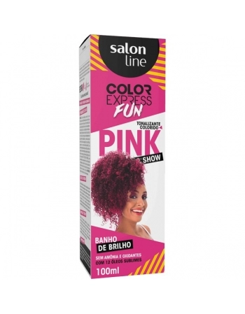 TONALIZANTE COLOR EXPRESS FUN PINK SHOW 100ML SALON LINE