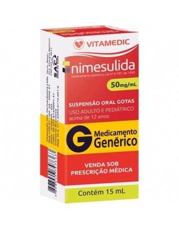 G.NIMESULIDA GTS 50MG 15ML VITAMEDIC