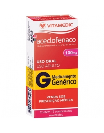 G.ACECLOFENACO 100MG 12CPR VITAMEDIC