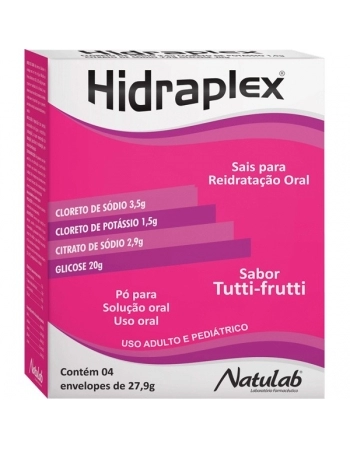 HIDRAPLEX PO 4ENV 27,90GR TUTTI-FRUTTI NATULAB