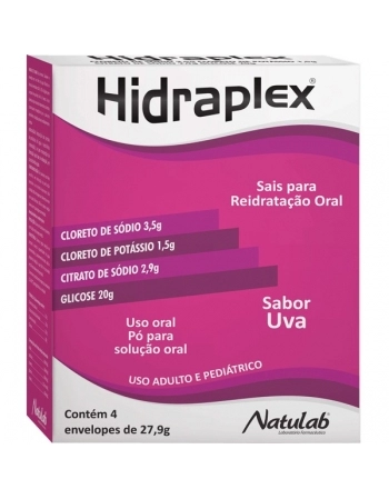 HIDRAPLEX PO 4ENV 27,90GR UVA NATULAB