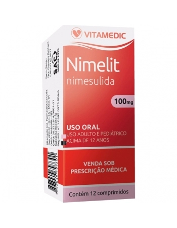 NIMELIT 100MG 12CPR VITAMEDIC