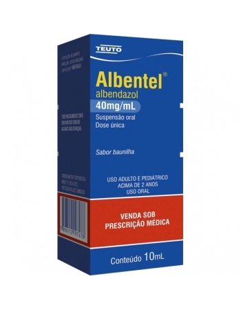 ALBENTEL 40MG SUSP 10ML TEUTO