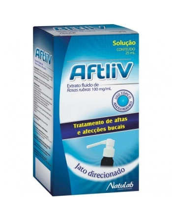 AFTLIV SOLUCAO 25ML NATULAB