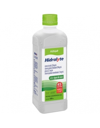 HIDRALYTE 45 AGUA COCO 500ML NATULAB