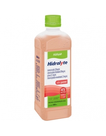 HIDRALYTE 45 GUARANA 500ML NATULAB