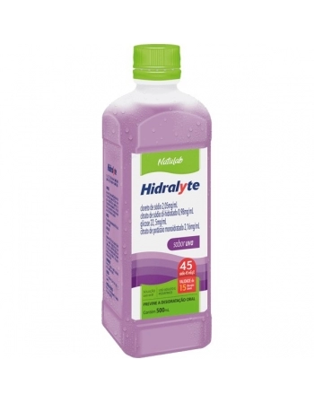 HIDRALYTE 45 UVA 500ML NATULAB