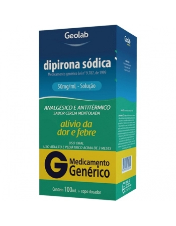 G.DIPIRONA XPE 50MG 100ML CEREJA GEOLAB