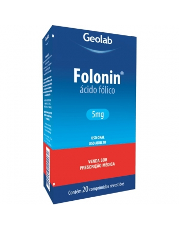 FOLONIN 5 MG 20 CPR