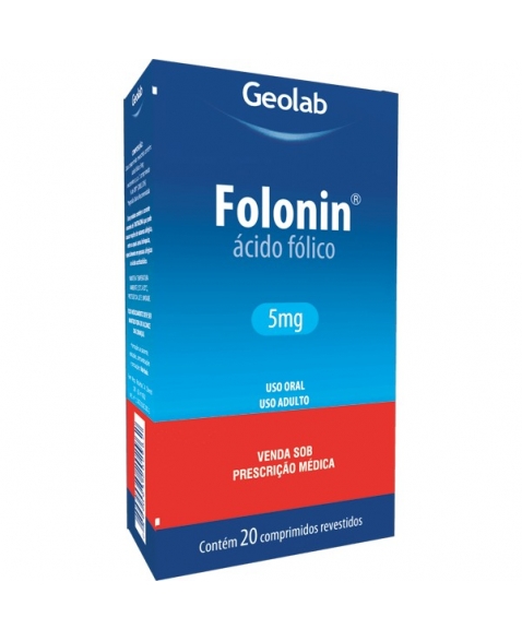 FOLONIN 5 MG 20 CPR