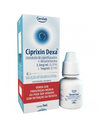 CIPRIXIN SOL OFT CIPROF+DEXAMET COLIRIO