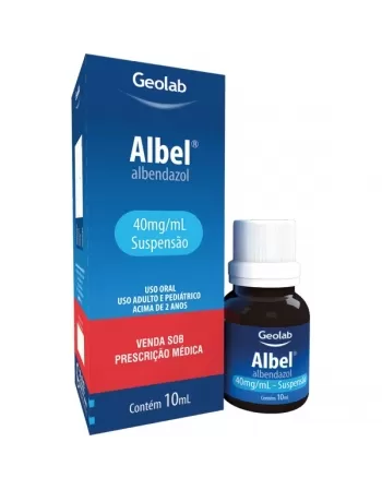 ALBEL 40 MG SUSP ORAL 10 ML (ALBENDAZOL