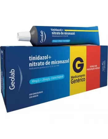 TINIDAZOL+MICONAZOL CR VAG 45 GR 7 AP - GENÉRICO