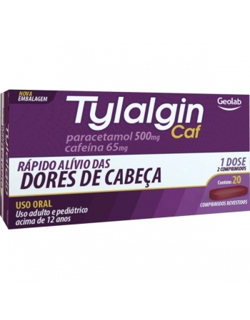 TYLALGIN CAF 500+65MG 20CPR GEOLAB