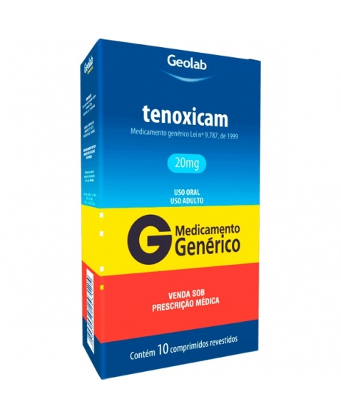 TENOXICAN 20 MG 10 CPR REV - Genérico