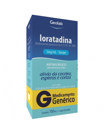 LORATADINA XAROPE 100 ML - GENÉRICO