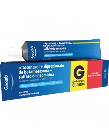 G.CETOCONAZOL+BETAM+NEOMICINA CREME 30GR GEOLAB