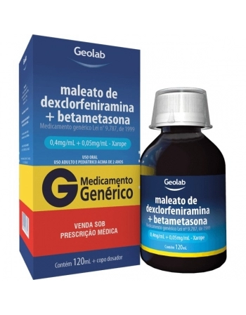 G.DEXCLORFENIRAMINA+BETAMETASONA XPE 120ML GEOLAB