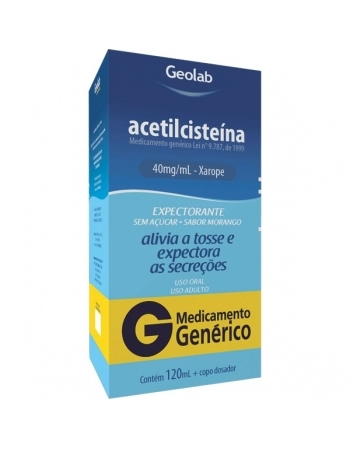 G.ACETILCISTEINA XPE ADULTO 40MG 120ML GEOLAB